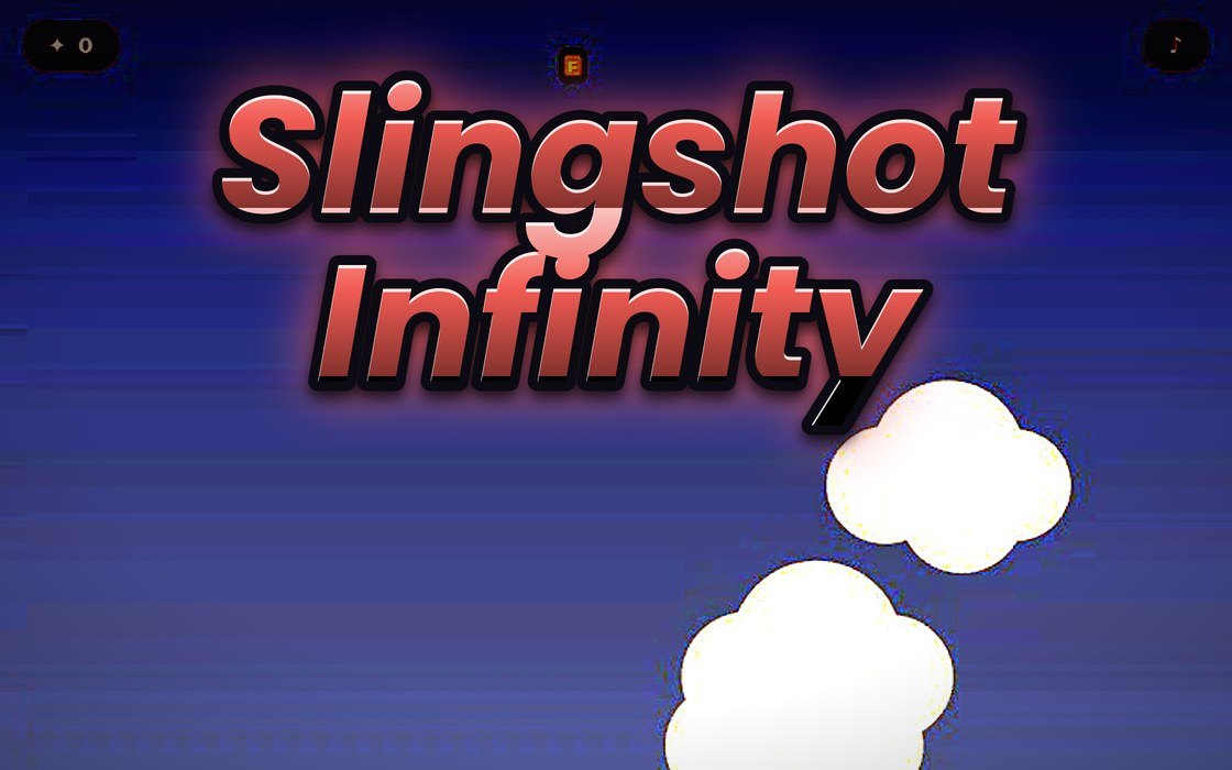 Slingshot Infinity official cover with clouds and a fuel pickup